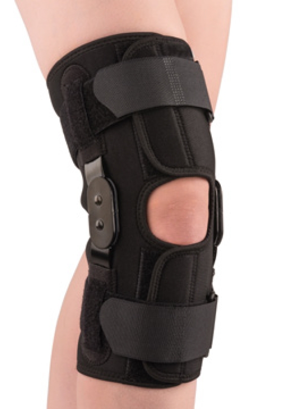 Stabilizing knee brace Type: without regulation of flexion movement