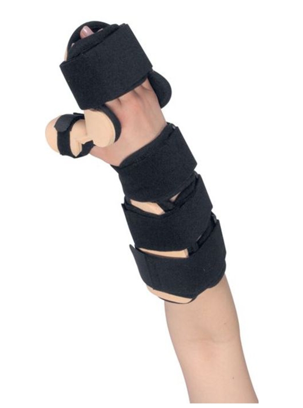 WHOSP - FT Splint for palm and forearm with thumb spica